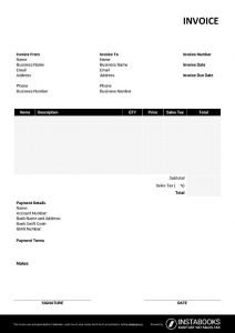 rent-invoice-template in Word, Excel, PDF, Google Docs & Sheets with terms 2/10 net 30, invoice number, logo, bank details, tax calculation formula