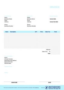 invoice template nz excel