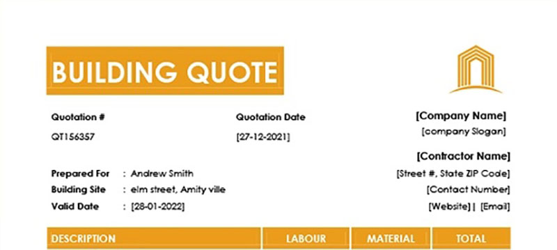 How to make an quote using the quote generator
